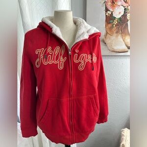 Tommy Hilfiger women’s fleece fur lined hoodie